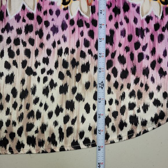 Chicos Womens Batwing Loose Boho Top Size Large XL Colorful Flowy Animal Print - Picture 9 of 9